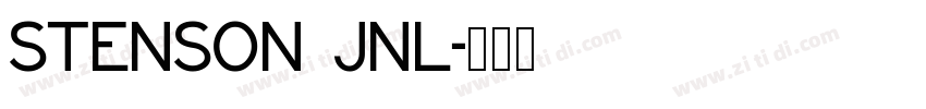 Stenson JNL字体转换